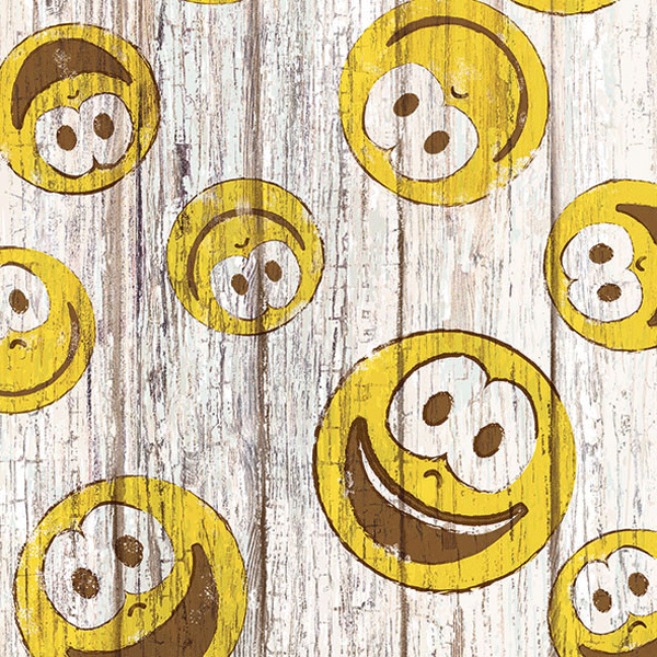 Комплект 12 шт. Декупажні серветки "Smiley", 33*33 см, 18,5 г/м2, 20 шт, Ambiente 13310405 8712159137514 - Фото 1 Комплект 12 шт. Декупажні серветки "Smiley", 33*33 см, 18,5 г/м2, 20 шт, Ambiente 13310405 8712159137514 - зображення 1