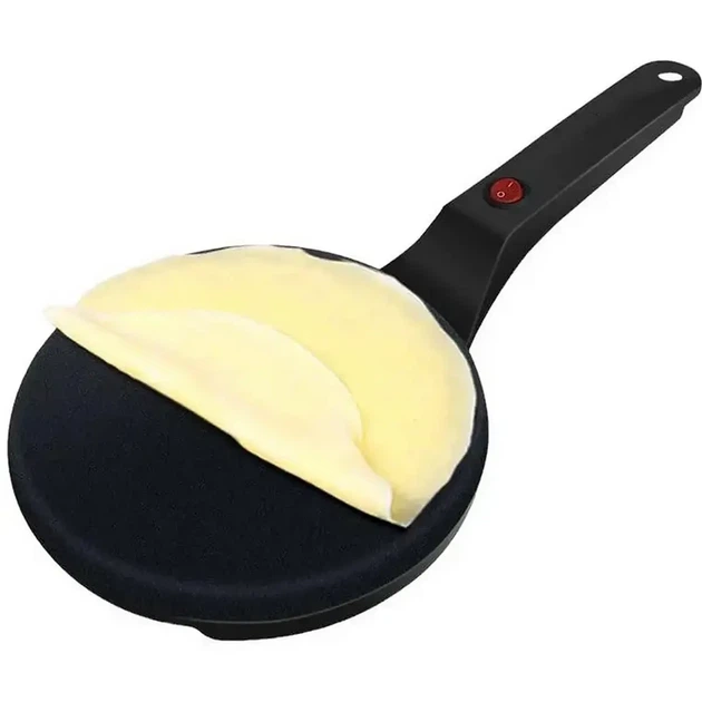 Сковорідка CREPE MAKER 200°С, 650 Вт, діаметр 20 см для приготування млинців 7749 - Фото 3 Сковорідка CREPE MAKER 200°С, 650 Вт, діаметр 20 см для приготування млинців 7749 - зображення 3