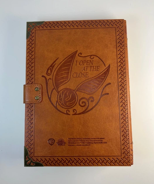 Подарунковий блокнот Wizarding World Гаррі Поттер Золотий Снитч з магнітом Harry Potter Hogwarts Golden Snitch with magnet А5 Brown 4 - изображение 5