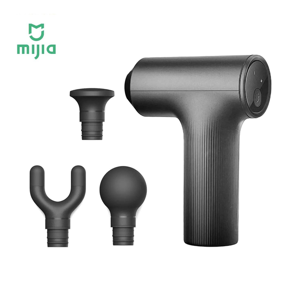 Перкусійний масажер для тіла MiJia Mini Fascia Gun 2, три рівні інтенсивності, до 3000 ударів на хвилину, Темно-Сірий (MJJMQ04YM) - зображення 4