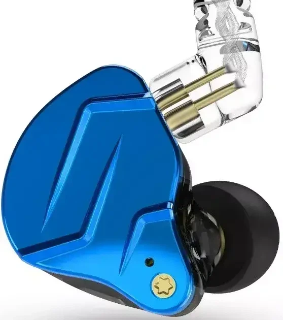 KZ ZSN PRO X (Sky Blue, No Micro) – Гібридні навушники 1DD+1BA з потужним звучанням - зображення 4