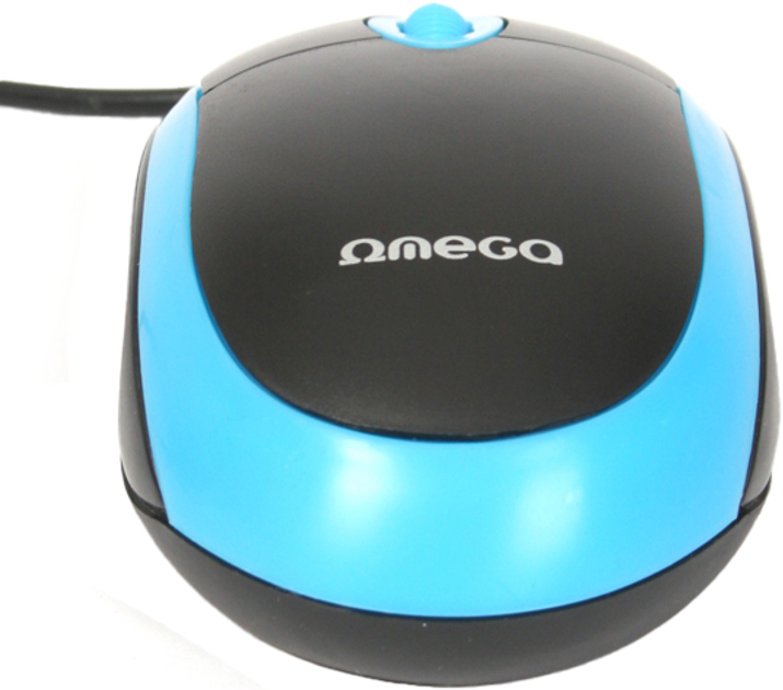 Mysz Omega OM-06V USB Black/Blue (OM06VBL) - obraz 4