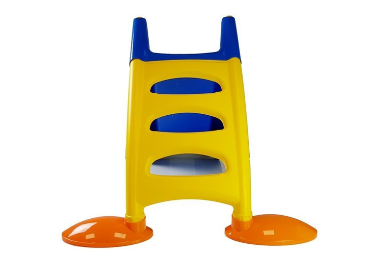 Zjeżdżalnia ogrodowa dla dzieci LEAN Toys 424 Niebiesko-żółta (5904204750592) - obraz 5