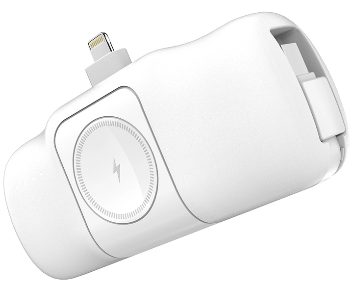 Powerbank Wozinsky WF16-YLS 5000mAh 15W Lightning White (WF16-YLS_WHI) - зображення 2