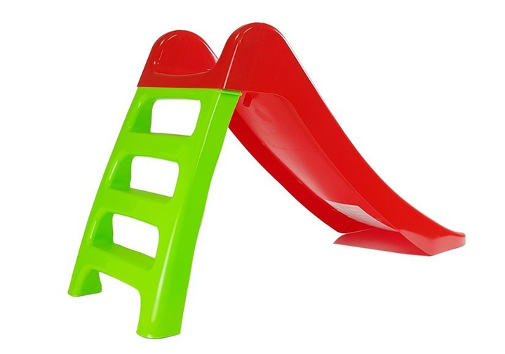 Zjeżdżalnia ogrodowa dla dzieci LEAN Toys  428 Zielono-czerwona (5904204750646) - obraz 3