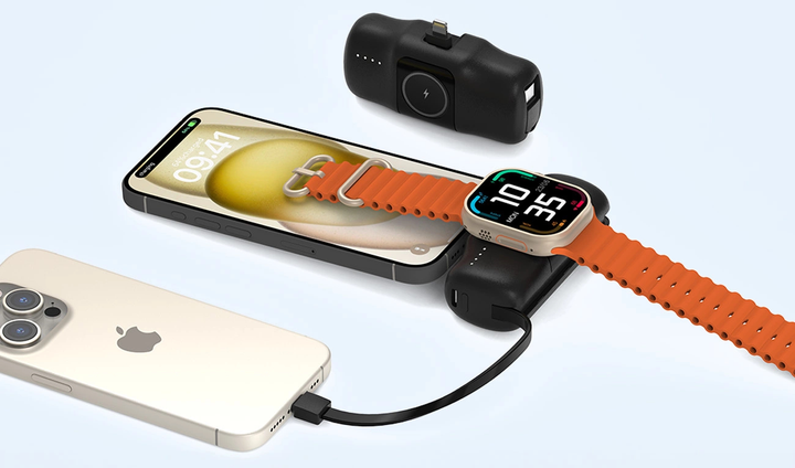 Powerbank Wozinsky WF16-YLS 5000mAh 15W Lightning Czarny (WF16-YLS_BLA) - obraz 6