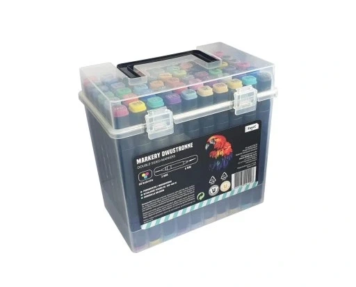 Kayet Promarkers 60 шт Набір двосторонніх фломастерів - изображение 2