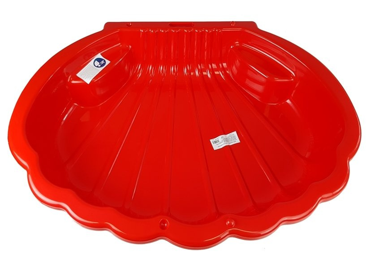 Piaskownica LEAN Toys Basen Muszelka Czerwona 2075 (5904204750660) - obraz 1