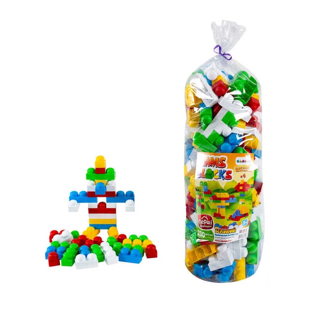 Конструктор "BAMSIBLOCK №4" 115/5 (4) "BAMSIC" 230 деталей, у пакеті - зображення 2