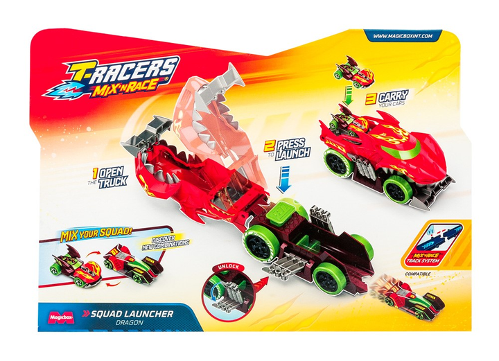 Zestaw zabawek Magic Box Toys Polska T‑racers dragon squad launcher (3590150) - obraz 7