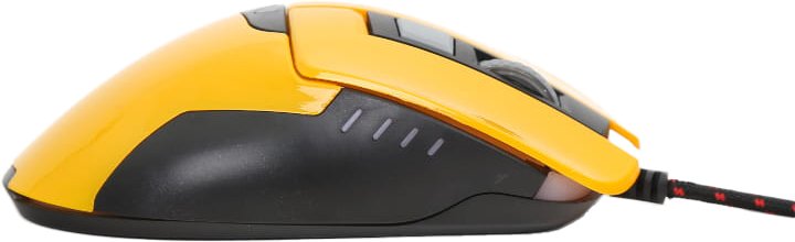 Mysz VARR OM-270 Gaming USB Black/Yellow (5907595417853) - obraz 4