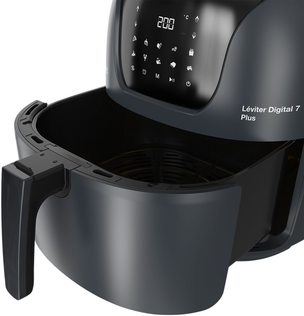 Frytkownica beztłuszczowa Solac FA1800 Léviter Digital 7 Plus (S97203700) - obraz 3