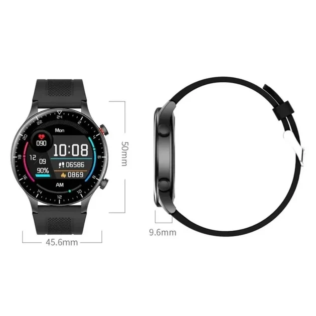 Умные смарт часы Kumi GW16T Pro/ черные - изображение 4