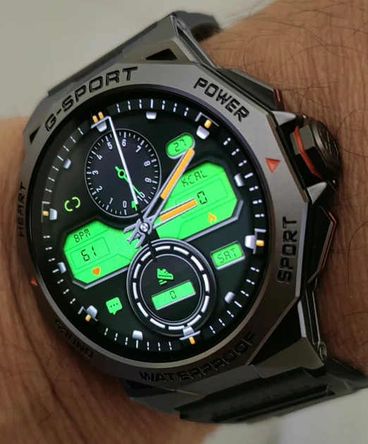 Тактические смарт часы Lemfo K62/ черный - изображение 5