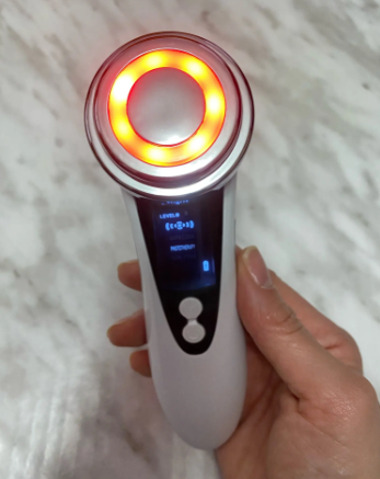 Массажер для ухода за кожей лица/ электрическое устройство для массажа лица/ белый - изображение 6