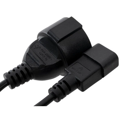Кабель питания C14 to Schuko 0.75mm2 Copper Vinga - изображение 3