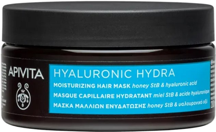 Maska nawilżająca do włosów Apivita Hyaluronic Hydra 200 ml (5201279102425) - obraz 1