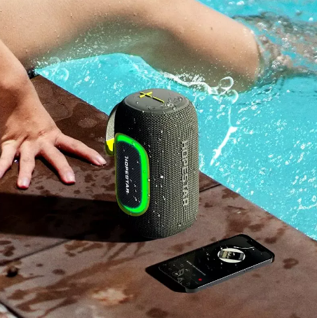 Колонка Bluetooth HOPESTAR P65 LED чорна з підсвіткою - зображення 3