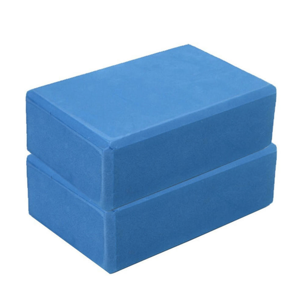 Блок для йоги York Fitness синий 23x15x7 5 см для растяжки йоги пилатеса - изображение 10
