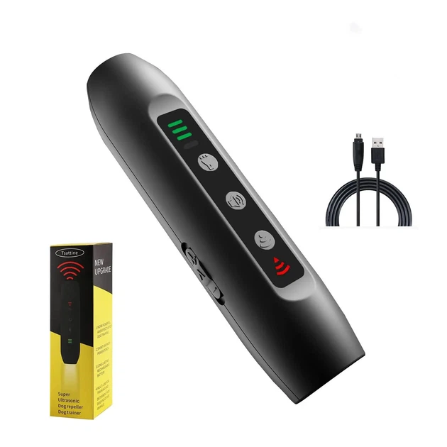 Отпугиватель собак ультразвуковой dicway с фонариком и индикатором зарядки с USB Черный ( код: N100 ) - изображение 2