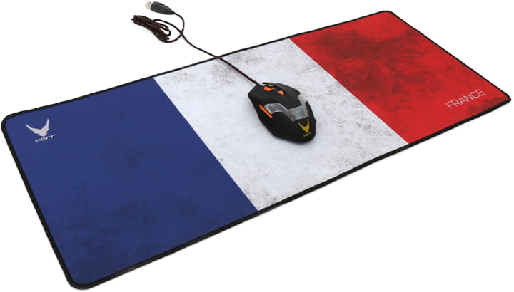 Podkładka gamingowa Varr Pro-Gaming France XL Speed (OVMP37F) - obraz 3