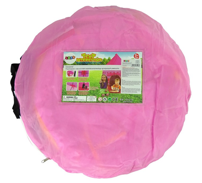 Namiot dla dzieci LEAN Toys Pałac Księżniczki Różowy (5904204755269) - obraz 3