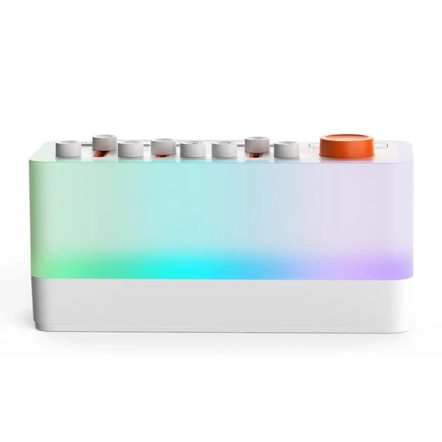 Генератор білого шуму Salmiro S660 pro USB RGB нічник Bluetooth колонка білий шум на акумуляторі - зображення 2