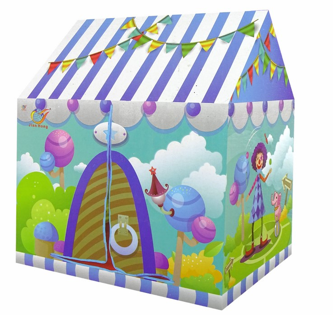 Namiot dla dzieci LEAN Toys Wesoły Cyrk (5905515356336) - obraz 2