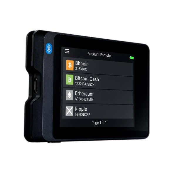 Аппаратный криптокошелёк SecuX W20 с сенсорным экраном и Bluetooth Чёрный - изображение 8