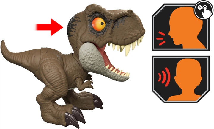 Інтерактивна фігурка Jurassic World Дитинча Ті-Рексу з фільму Світ Юрського періоду (JCW01) (194735277346) - зображення 3