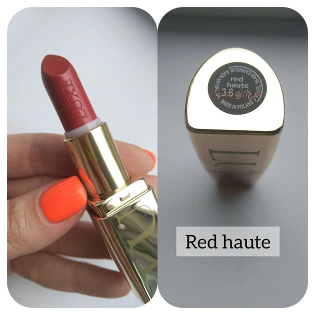 Увлажняющая губная помада Avon LUXE Red Haute/Багряный аметист - Фото 2 Увлажняющая губная помада Avon LUXE Red Haute/Багряный аметист - изображение 2