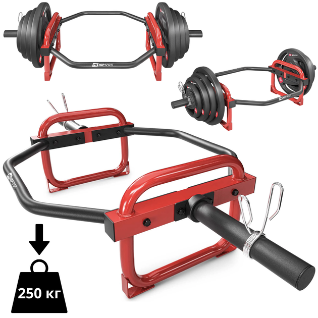 Треп-гриф Hop-Sport HS-OT143-50 олимпийский (Ø 50 мм) для штанги дома спортзала - изображение 7