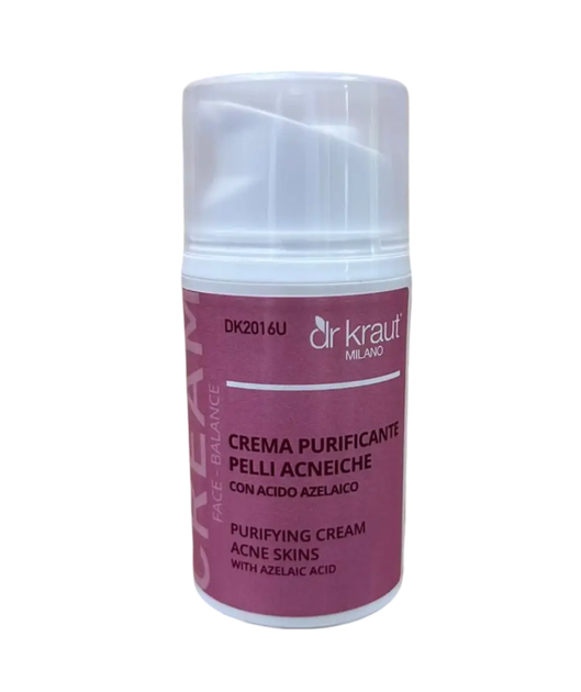 Крем для кожи с акне с азелаиновой кислоты Dr.Kraut Purifying Cream for Acne Skin 50 мл - Фото 1 Крем для кожи с акне с азелаиновой кислоты Dr.Kraut Purifying Cream for Acne Skin 50 мл - изображение 1