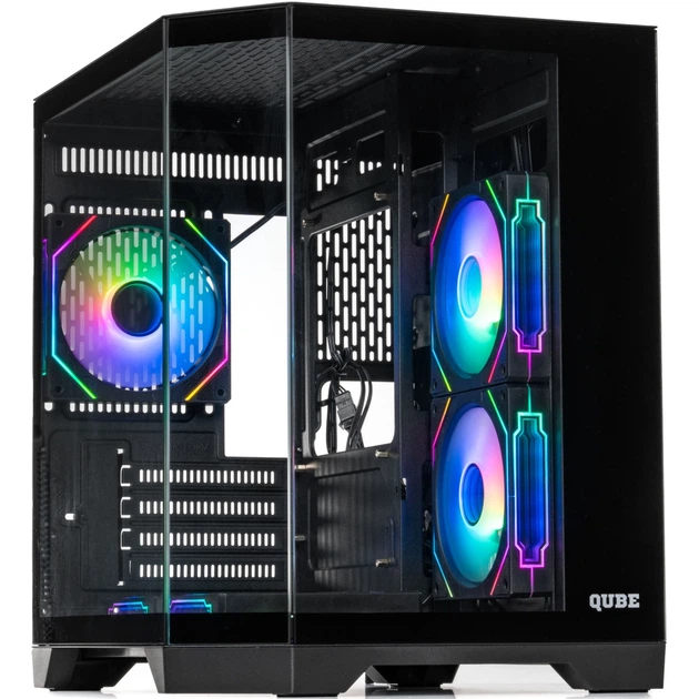 Корпус Qube CRYSTAL ARGB Black (CRYSTAL_GBNU3) - зображення 2