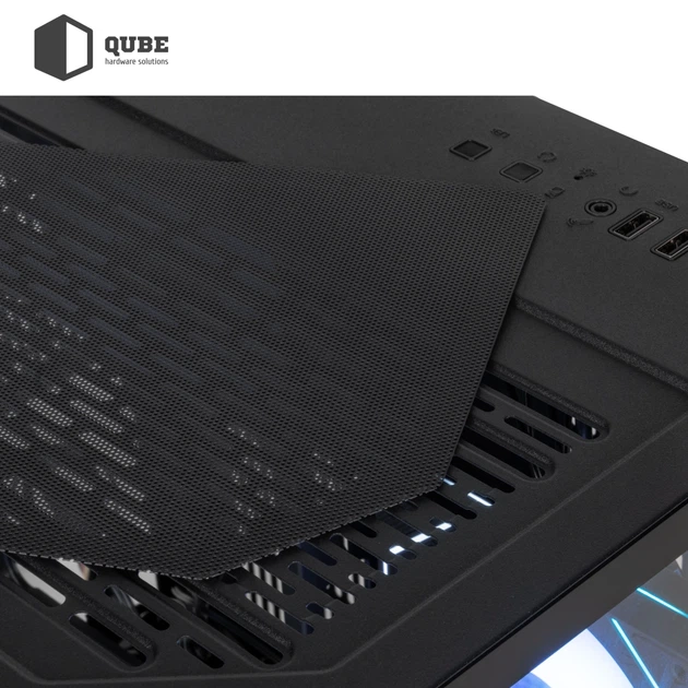 Корпус QUBE Crystal ARGB Black (CRYSTAL_GBNU3) - изображение 14