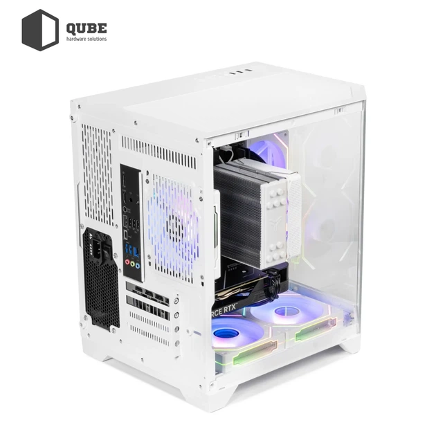Корпус QUBE Crystal ARGB White (CRYSTAL_GWNU3) - изображение 9