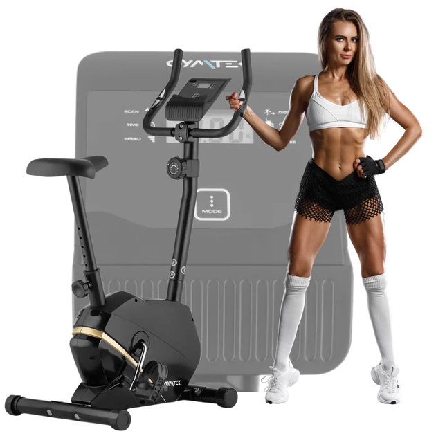 Велотренажер Gymtek XB800 золотой. Магнитный, до 120 кг, 8 уровней, для дома, кардио - изображение 10