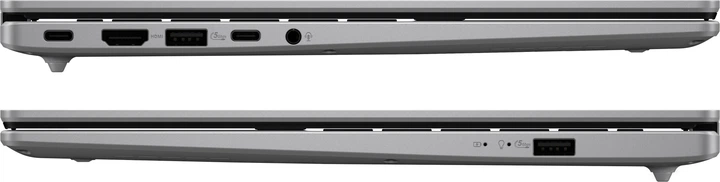 Ноутбук ASUS VivoBook 14 M1407KA-LY143 (90NB15H3-M006Y0) Cool Silver / 14" IPS WUXGA / AMD Ryzen AI 5 330 / RAM 16 ГБ / SSD 512 ГБ / Подсветка клавиатуры / Зарядка по USB - изображение 8