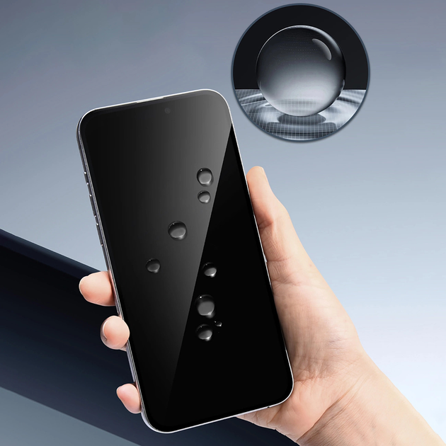 Захисне скло JOYROOM JR-MAR0317 з антибліковим покриттям для iPhone 15 Plus/16 Plus (6956116734411) - зображення 6