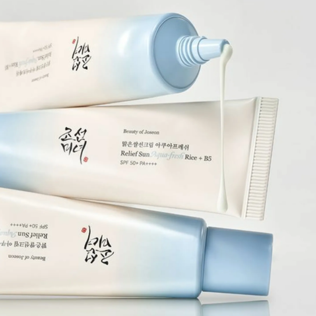 Легкий сонцезахисний крем з пантенолом Beauty of Joseon Relief Sun Aqua-fresh Rice+B5 SPF50+ PA++++ 50ml - Фото 4 Легкий сонцезахисний крем з пантенолом Beauty of Joseon Relief Sun Aqua-fresh Rice+B5 SPF50+ PA++++ 50ml - зображення 4