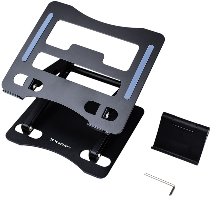 Podstawka pod laptopa Wozinsky WRS-CPY75DSB Black (5907769364624) + Podstawka do smartfona gratis! - obraz 3