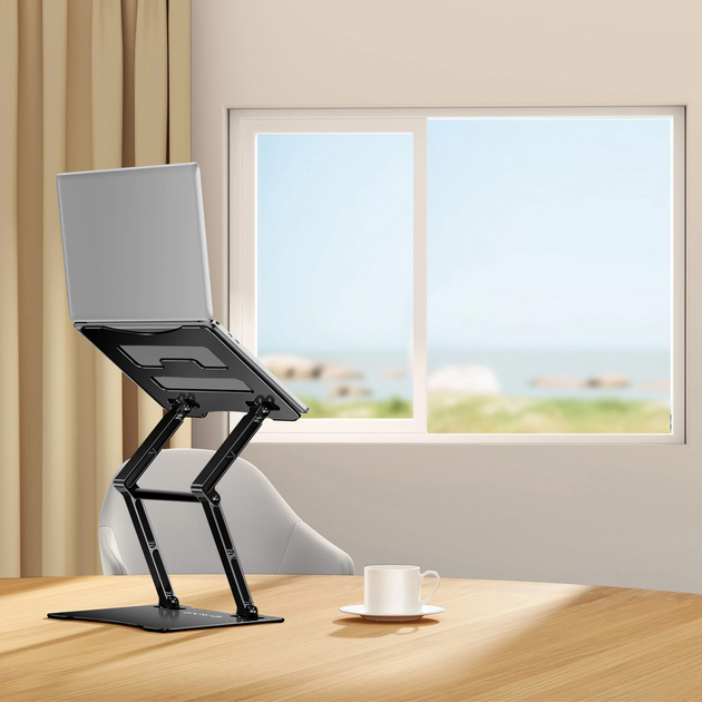 Podstawka pod laptopa Wozinsky WRS-CPY75DSB Black (5907769364624) + Podstawka do smartfona gratis! - obraz 7