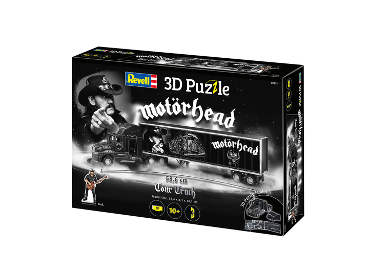 3D пазлы коллекционного грузовика группы Motörhead (Моторхед) Revell 00173 - изображение 5
