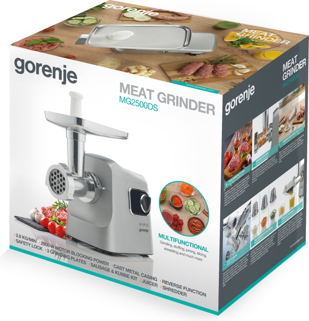 М'ясорубка GORENJE MG2500DS 310055 - зображення 10
