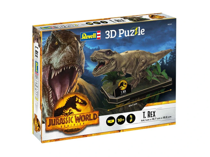 3D пазлы Тиранозавр Рекс - Парк Юрского Периода Jurassic World Dominion Revell 00241 - изображение 2