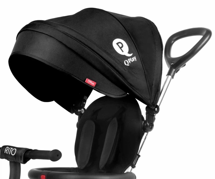 Детский 3-колесный велосипед Qplay Rito Rubber Black 3850, 5061047480182 - Фото 2 Детский 3-колесный велосипед Qplay Rito Rubber Black 3850, 5061047480182 - изображение 2