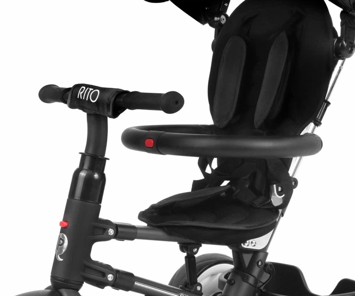 Детский 3-колесный велосипед Qplay Rito Rubber Black 3850, 5061047480182 - Фото 3 Детский 3-колесный велосипед Qplay Rito Rubber Black 3850, 5061047480182 - изображение 3