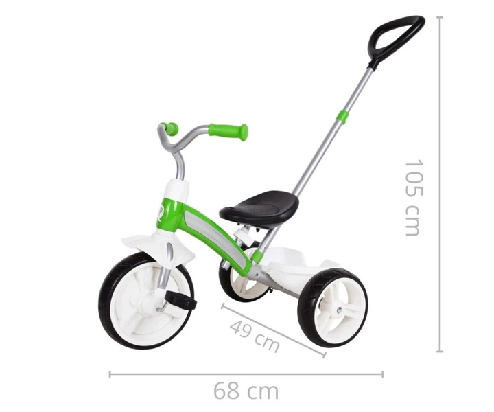 Детский 3-колесный велосипед Qplay Elite Plus Green 4074, 5061047480601 - изображение 5