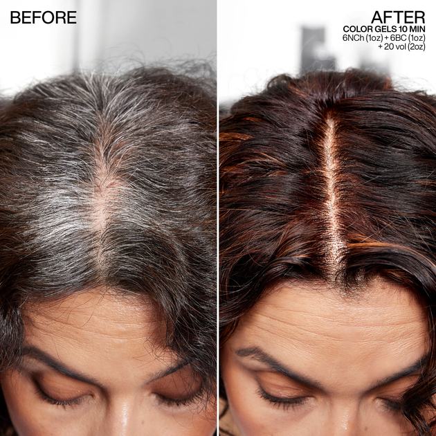 Zestaw farb do włosów Redken Color Gels Lacquers 10 Min 6NCh Ganache 3x60 ml (3474637197698) - obraz 5