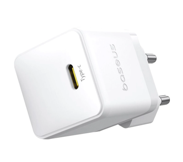 Сетевой адаптер Baseus Palm Fast Charger 1C 20W + Cable Type-C to Type-C P10111602213-01 Белый - изображение 4